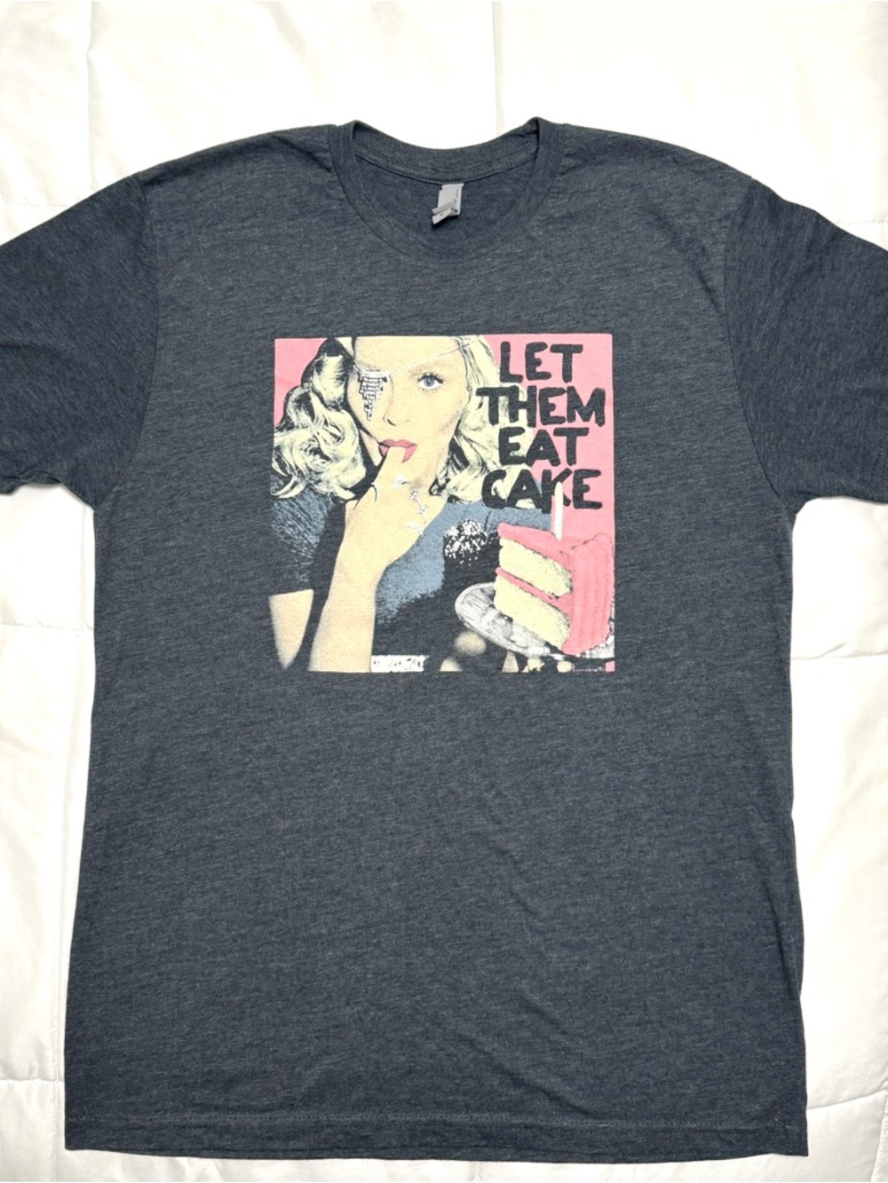 Madonna Rebel Heart Tour Let Them Eat Cake Women's Size M Graphic T